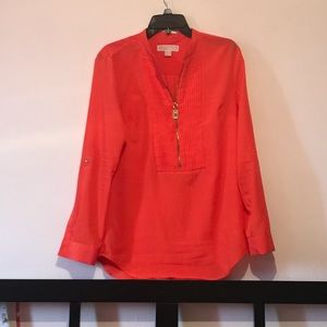 Michael Kors Orange Blouse
